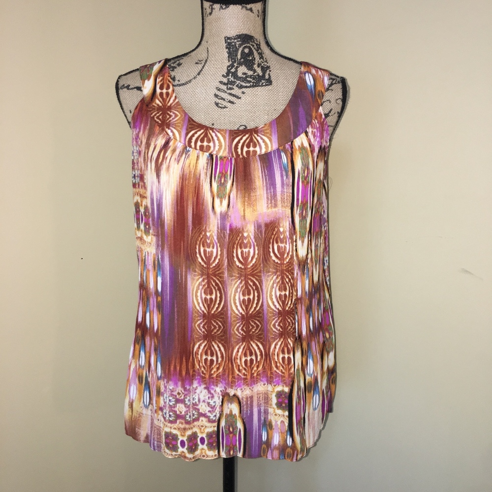 Print Tunic tank